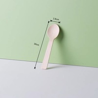 Cuillère à crème glacée en bois de différentes tailles pour vos gobelets en papier