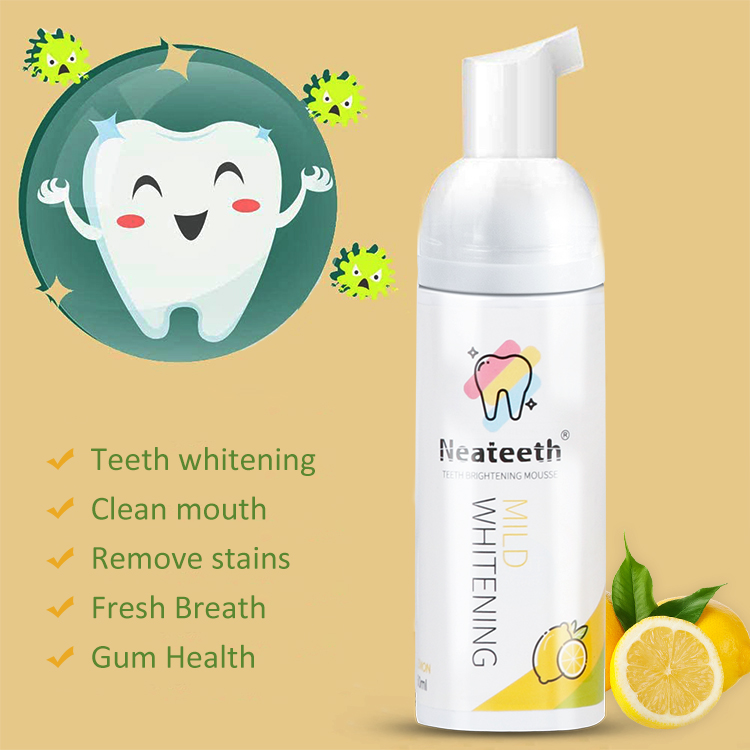 Популярная зубная паста из пены, эффективная зубная паста, портативная зубная паста с Мятным/клубничным/лимонным ароматом, зубная паста из пены для отбеливания зубов, фирменная этикетка