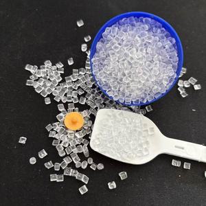 Résine de polycarbonate vierge à 100 %, granulés de PC, PC Fr V0, granulés de qualité optique haute brillance, moulage, fibre automobile - Product Image 1