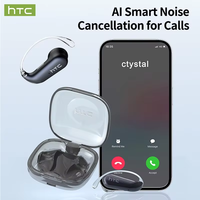 HTC NE38 AI traducteur Bluetooth V6.0 écouteurs OWS écouteurs fil de titane écouteurs sans fil HD appels ultra-léger Style crochet d'oreille