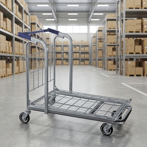 Chariot de transport pliable en acier robuste <span class=keywords><strong>SXE</strong></span>-3, meilleur prix, pour supermarchés, déménagements et entrepôts - Product Image 5