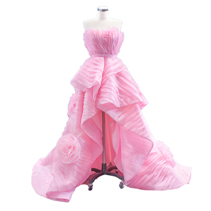 RSM67567 2022 Nouvelles Robes de Soirée Sexy et Élégantes Rose à Traîne pour Femme - Product Image 2