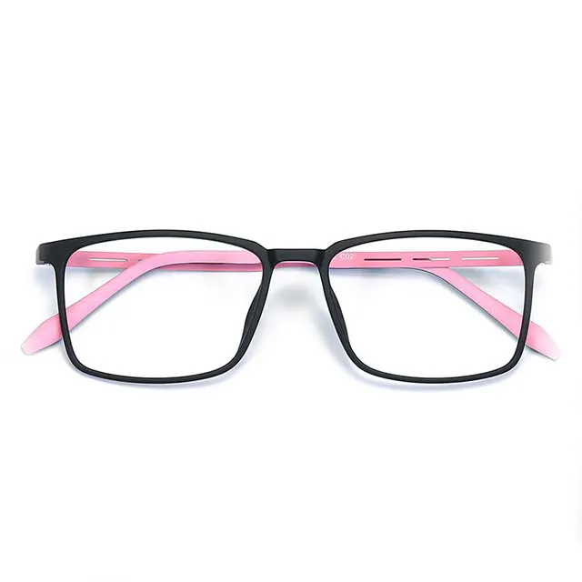Pure Titanium Glasses Frame ultra-light Big Face Square Plastic Steel Glasses Frame Men Can Match Myopia Women's Optical