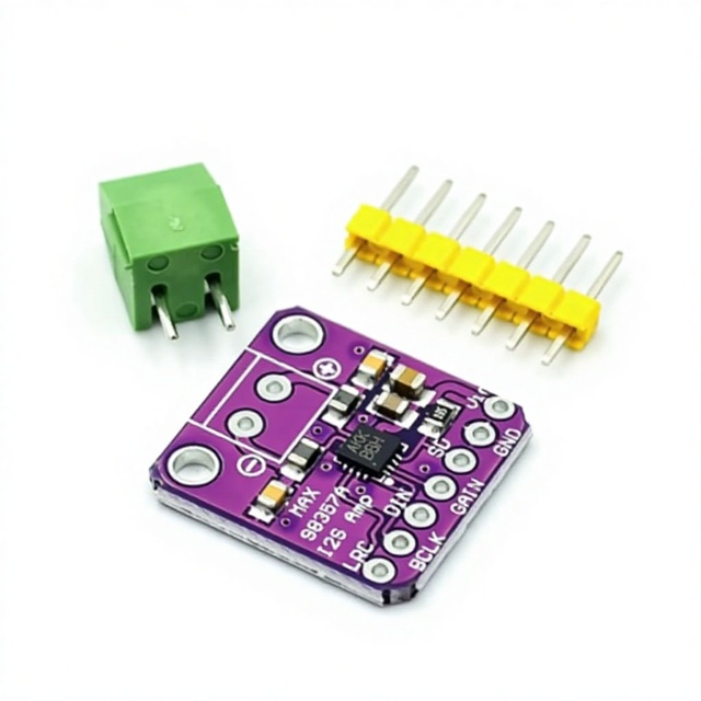 MAX98357 I2S Audio Amplifier Module No Filter Class D Amplification Support for ESP32 and Raspberry Pi China