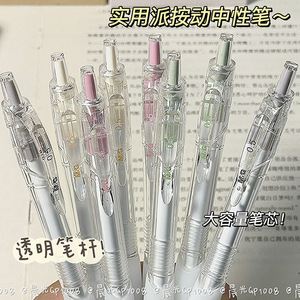 Bolígrafo de Gel Chenguang GP-1008 de 0.5 mm con Botón de Presión, Transparente, Práctico, para Oficina y Escuela - Product Image 3