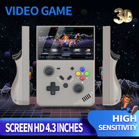 Console de jeu pour enfants M18 Open Source Linux 64GB 4.3 "IPS Screen RK3566 Quad Core Retro Arcade Video Gaming Player