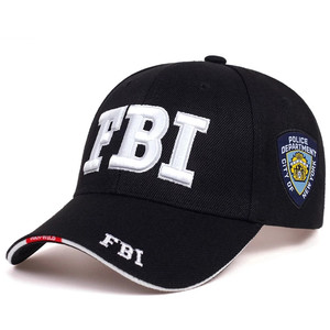 Nouvelle Mode FBI Broderie Casquette de Baseball Hommes Femmes <span class=keywords><strong>Snapback</strong></span> Casquettes Unisexe Réglable Hip Hop Papa Chapeau hommes - Product Image 4