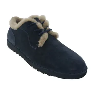 High Quality Blue Genuine Leather Suede Lace Up Short Fashion Mens Casual Snow Winter Boots