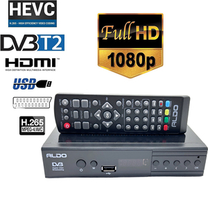 Ofertas al por Mayor, Sintonizador de TV Digital Dd Free Dish Mpeg4, Receptor de TV T2 Full HD con Puertos <span class=keywords><strong>USB</strong></span>, WIFI y AV, Decodificador de TV Digital - Product Image 1