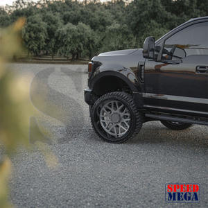 Rines Forjados de 17-26 Pulgadas 5x150 con Borde Negro, Ligeros, de Aleación Resistente, Speedmega GMC Sierra 1500 - Product Image 5