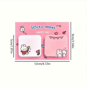 Cute Cartoon High Quality Self-Adhesive <b>Memo</b> <b>Pads</b> Creative Students' Back-to-School Office Supplies-Sticky Notes Set - Product Image 2