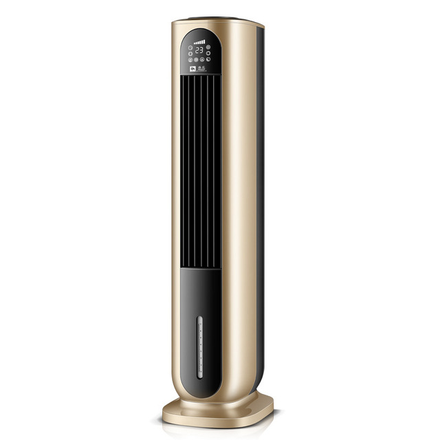 Household Low Noise Electric Pedestal Fan Remote Control Tower Fan Dual Use of Cooling and Heating