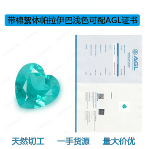 Paraiba Heart Cut Loose Stone Charms Spring 2024 Gift Crystal Pendants - Product Image 4