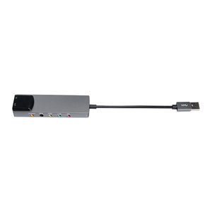 Aluminium Alloy <strong>USB</strong> <strong>Sound</strong> <strong>Card</strong> 6 Channel Professional 5.1 Optical <strong>External</strong> Audio <strong>Card</strong> Converter CM6206 Chipset for Laptop PC - Product Image 6