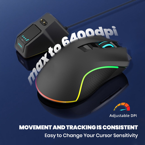 Nhà Máy Giá máy tính phụ kiện tốt nhất Gamer maus sem fio recarregavel paw3311 không dây Chuột chơi game với RGB Sạc Dock - Product Image 6