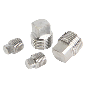 Venta al por mayor de varillas de acero inoxidable sólido de rosca de Cabeza Cuadrada exterior de enchufe macho personalizado por CNC para instalación de tubería de enchufe de fuerza - Product Image 6