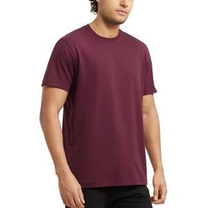 Fabricant OEM Pakistan, T-shirt pour homme en coton 100% tricoté, respirant, séchage rapide, style personnalisé, couleur unie, manches courtes - Product Image 2