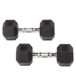 5-50lbs <span class=keywords><strong>5lb</strong></span>, 10lb, 15lb, 20lb, 25lb, 30lb, 35lb, 40lb, 45lb และ50lb Hex ยางดัมเบลชุด - Product Image 4