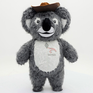 <span class=keywords><strong>Costume</strong></span> de mascotte <span class=keywords><strong>gonflable</strong></span> Koala avec chapeau de <span class=keywords><strong>cowboy</strong></span>, <span class=keywords><strong>costume</strong></span> de personnage ambulant en peluche de haute qualité pour fête/événement/cosplay - Product Image 6