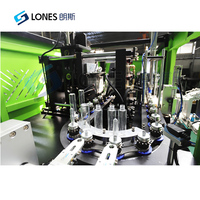 Machine de soufflage par étirage PET entièrement automatique LS-A2 à 2 cavités, 5 ml-2 L, avec moteur Mitsubishi PLC, pour bouteilles d'eau et de boissons