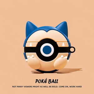 Poke Ball For Airpods Pro 2 Case, bonito 3D Cartoon Anime Case For Airpods Pro Case, capa de fone de ouvido de silicone macio para meninos/crianças - Product Image 3