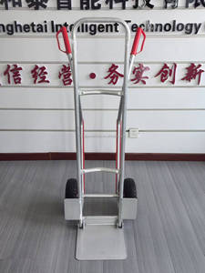 Chariot à main pliable à quatre roues en aluminium avec plateforme et lame, outils OEM, Chine - Product Image 4