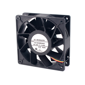พัดลมเครื่องจักร 12038 DC12V2.7A แรงลมสูง แบบสี่สาย 6000 รอบต่อนาที Ant S7S9 ควบคุมอุณหภูมิ พัดลมระบายความร้อนแบบแกน X - Product Image 3