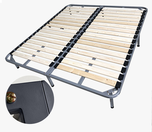 Meubles de luxe 200x180, <span class=keywords><strong>lattes</strong></span> en bois massif, cadre de lit, base de lit <span class=keywords><strong>pliable</strong></span> - Product Image 4