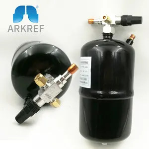 Refrigeration Pressure Vessel Vertical Type Accumulator Refrigerant Liquid Line Receiver For Condensing Unit