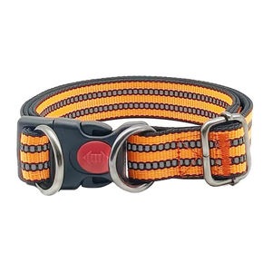 Gran oferta, cinta reflectante personalizada, cinta de nailon, tela de costura, POM, hebilla liberada, <span class=keywords><strong>Collar</strong></span> de perro ajustable para accesorios para mascotas - Product Image 1