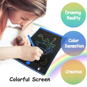 儿童学习益智玩具，活动游戏彩色8.5英寸液晶儿童写字板 //