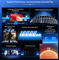 Tablet PC Honor Win Original Terbaru 2026 8.4" OLED 240Hz/Snapdragon 8 Elite Gen 5/10000mAh/Pengisian Daya 66W/Pad Gaming Berkinerja Tinggi