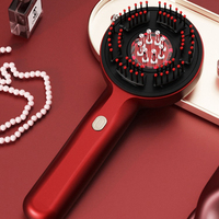 Usine traitement personnel repousse brosse dispositif Anti perte de cheveux cuir chevelu masseur rouge lumière LED Vibration croissance des cheveux peigne 1400mAh