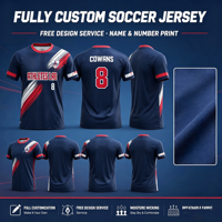 Seragam Sepak Bola Sublimasi Kustom Grosir Jersey Sepak Bola Pria Celana Pendek Kit Nama Nomor Kustom Untuk Olahraga Tim