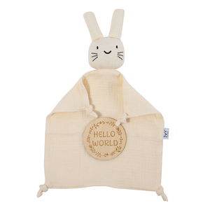 Ensemble de cadeaux pour bébé Nouveau-né Essentiels avec mousseline Tissu Triangle <span class=keywords><strong>Bavoir</strong></span> Couette Serviette et Peigne - Product Image 6