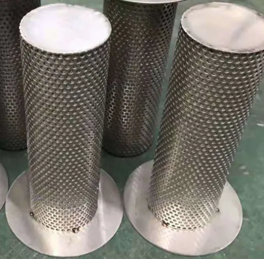 Cestini in maglia intrecciata con filtro a schermo in acciaio inossidabile resistente Standard