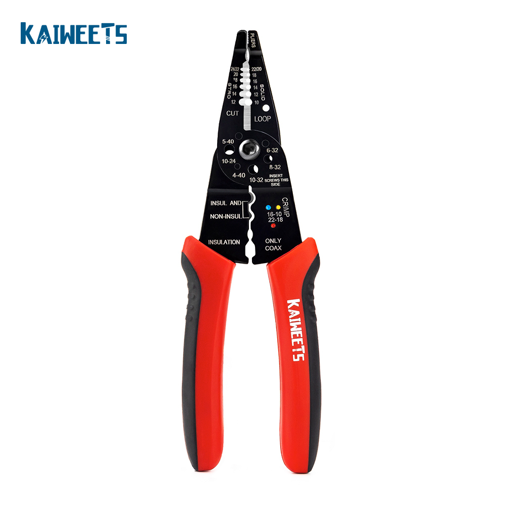 Multifunction Pliers Kaiweets Self-adjusting Cable Cutter Crimper Wire Stripper Wire Stripping Plier Wholesale And Retaili