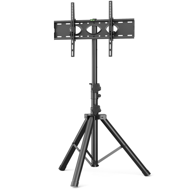 Man-Pack Outdoor Flexible Stand for 32-75 Inch TV Screens Portable Floor Tripod TV Stand, Foldable Monitor Display Mount Base
