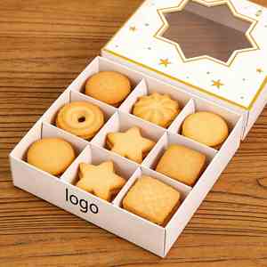 Factory Direct Customizable White Cookie <b>Gift</b> <b>Box</b> With Window & Insert Elegant Ideal for Biscuit & Candy Packaging - Product Image 2