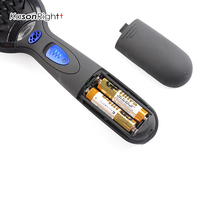 Brosse sèche-cheveux ionique avec poignée en plastique Peigne électrique Application domestique Alimenté par batterie