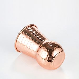 Tazas de Cerveza Moscow Mule de Acero Inoxidable 304, Martilladas, Ecológicas, para Fiestas, Sin Asa, Opción de Logotipo Personalizado, Capacidad de 60-550 ml - Product Image 3