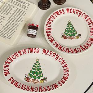 Vaisselle de Noël, assiettes en céramique, prix bas, bonne qualité, vaisselle de cuisine, assiette à dîner - Product Image 3