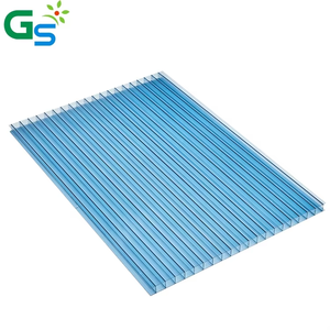 Matériau de construction Feuille creuse en <span class=keywords><strong>polycarbonate</strong></span> à <span class=keywords><strong>double</strong></span> paroi Panneaux de toit de maison orange - Product Image 5