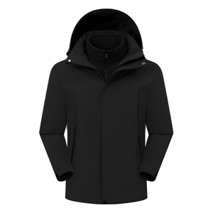 Chaqueta softshell al por mayor, 320 g/m², poliéster transpirable, logotipo personalizado para minoristas de camping en EE. UU., MOQ bajo - Product Image 1