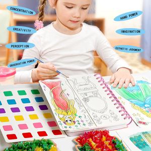 Kit Educativo per Bambine, Gioco <span class=keywords><strong>di</strong></span> Travestimento <span class=keywords><strong>da</strong></span> Principessa, Libro <span class=keywords><strong>da</strong></span> Disegno per Bambini con Logo Personalizzato Stampato, Stampa Digitale - Product Image 2