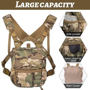 簡単な双眼アクセスのための磁気クラスプ付きの調整可能なハンティング双眼バックパックハーネスチェストパック - Product Image 2