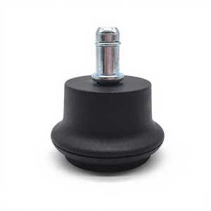 Anti Static Black Fixed Caster 50mm Diameter Furniture Caster For Office Chair <b>Computer</b> Chair <b>Accessories</b> - Product Image 2