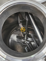 Cuve de réaction chimique en acier inoxydable KM avec agitateur pour usage industriel