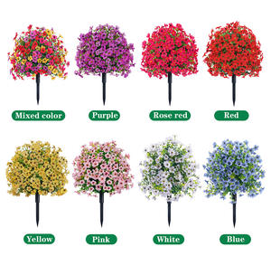 Flores artificiales para insertar en el suelo para decorar fiestas, el hogar y el patio. - Product Image 6