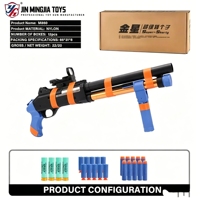 BEILIGE M860 Pistolet Blaster en Plastique pour Adultes, Jouet de Tir de Simulation Simple et Passionnant, pour 14 Ans et Plus, Boîte Couleur